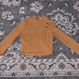 Brown long sleeve with buttons